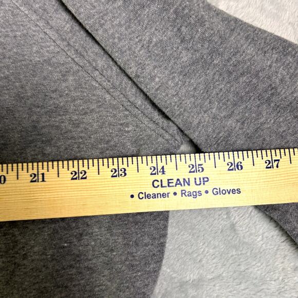 Under Armour 1/2 Zip Hoodie Men's Large Gray Florescent Pink Logo College Sporty - Picture 8 of 11